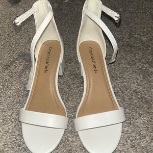 Cityclassified Women's Cream Heels